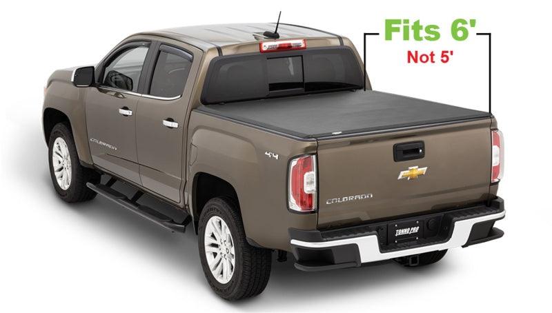 Tonno Pro 15-19 Chevy Colorado 6ft Fleetside Tonno Fold Tri-Fold Tonneau Cover - BOLT Motorsports