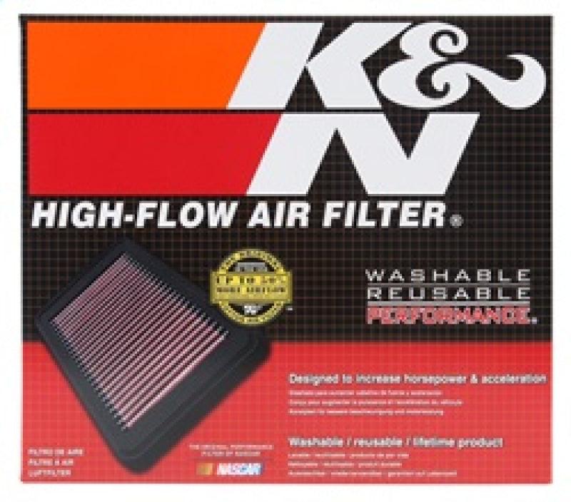 K&N Engineering K&N Replacement Air Filter 11.75in O/S Length x 9in O/S Width x 1.188in H for 13 Hyundai Santa Fe - BoltMotorsports