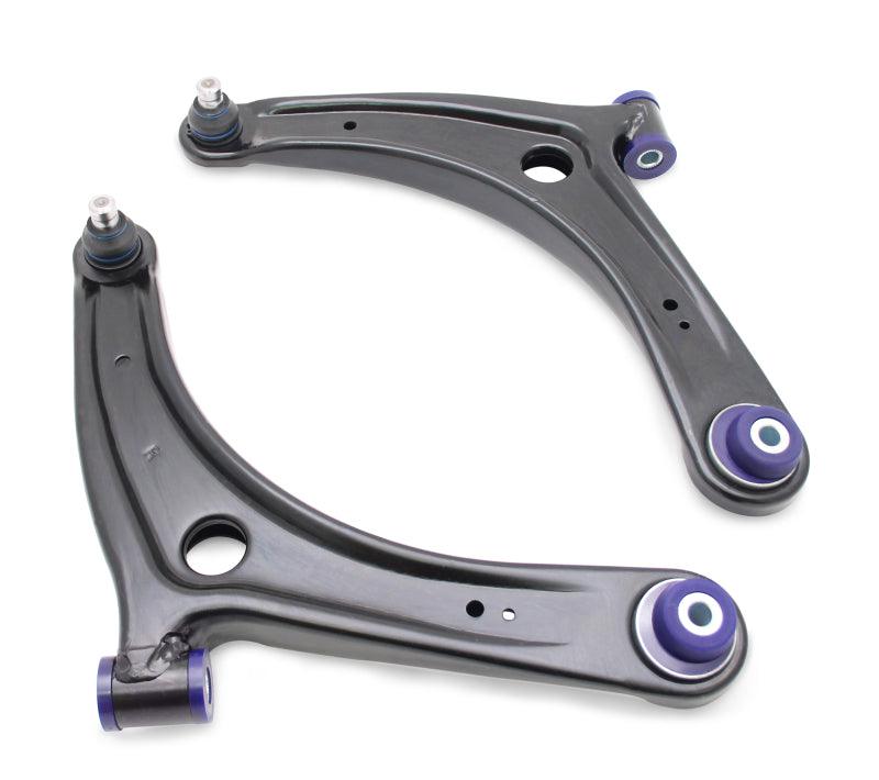 Superpro SuperPro 2008 Mitsubishi Lancer GTS Front Lower Control Arm Set w/ Bushings - w/ Positive Caster - BoltMotorsports