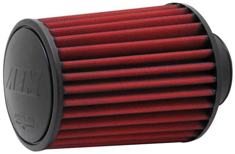 AEM 2.75in Flange ID x 6.25in Base OD x 7in H DryFlow Conical Air Filter - BOLT Motorsports