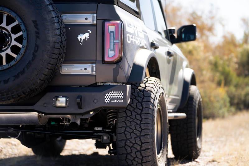 DV8 Offroad 21-22 Ford Bronco MTO Series Rear Bumper - BOLT Motorsports