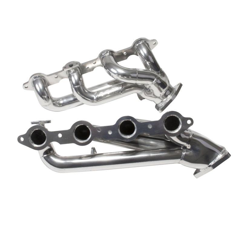 BBK 99-04 GM Truck SUV 4.8 5.3 Shorty Tuned Length Exhaust Headers - 1-3/4 Silver Ceramic - BOLT Motorsports