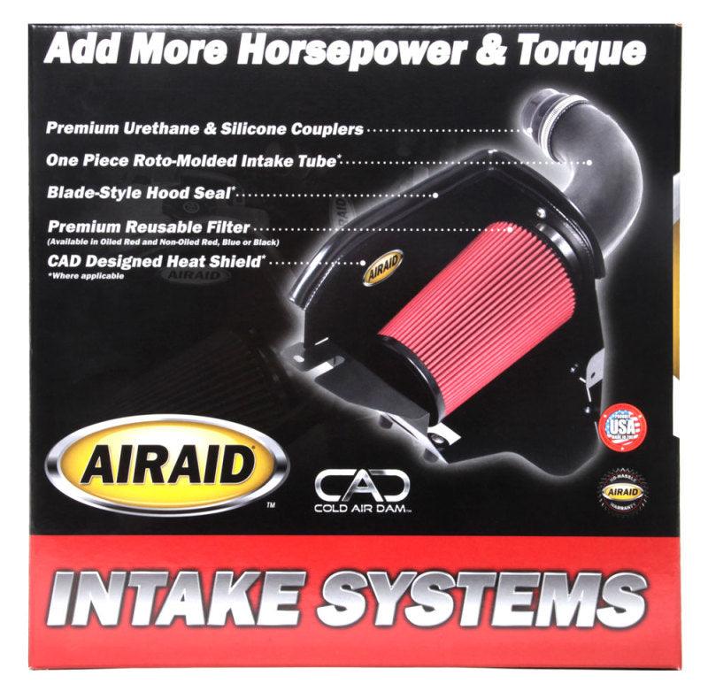 Airaid 07-14 Toyota Tundra/Sequoia 4.6L/5.7L V8 CAD Intake System w/ Tube (Dry / Red Media) - BOLT Motorsports