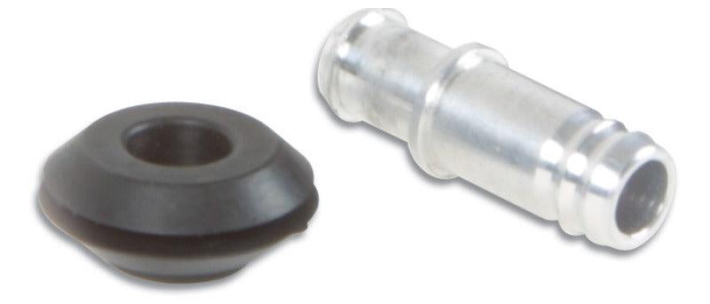 Vibrant 10mm (2/5in) O.D. Aluminum Vacuum Hose Fitting (includes Rubber Grommet) - BOLT Motorsports