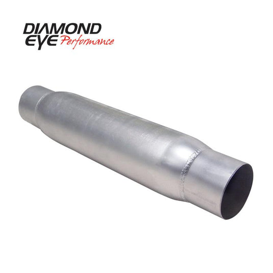 Diamond Eye Performance Diamond Eye RESONATOR 4in W/ ENDS (CLAMPED) AL - BoltMotorsports