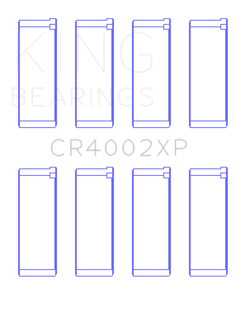 King Mazda B6/B6-T/ZM/B3/B5 (Size +0.5mm) Connecting Rod Bearing Set (Set of 4) - BOLT Motorsports