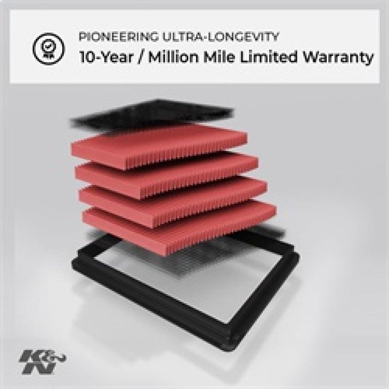 K&N Engineering K&N 07 Mazda CX-9 3.5L-V6 Drop In Air Filter - BoltMotorsports