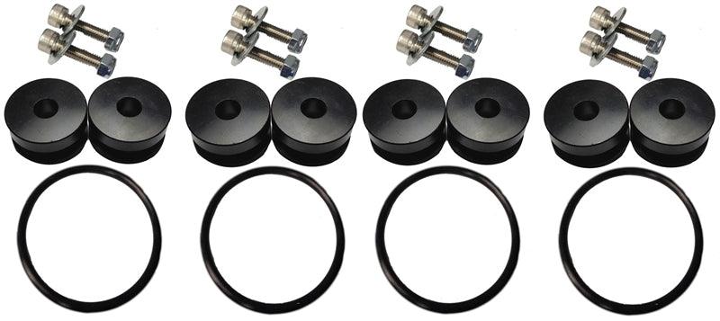 Torque Solution Billet Bumper Quick Release Kit Combo (Black): Universal - BOLT Motorsports