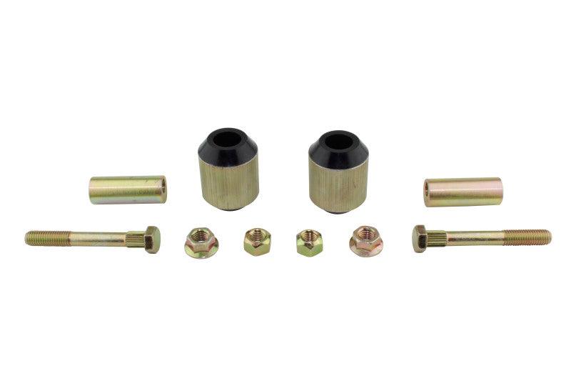 Whiteline Plus 04/91-05/01 BMW 3 Series Rear Lower/Upper Outer Control Arm Bushing Kit (Camber Adj) - BOLT Motorsports