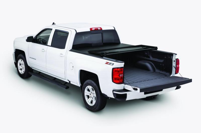 Tonno Pro 07-13 Chevy Silverado 1500 6.6ft Fleetside Tonno Fold Tri-Fold Tonneau Cover - BOLT Motorsports