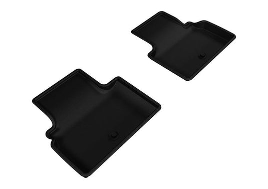 3D MAXpider 3D MAXpider 2014-2020 Infiniti Q50/Q60 Kagu 2nd Row Floormats - Black - BoltMotorsports