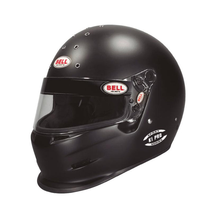 Bell Bell K1 Pro SA2020 V15 Brus Helmet - Size 58-59 (Matte Black) - BoltMotorsports