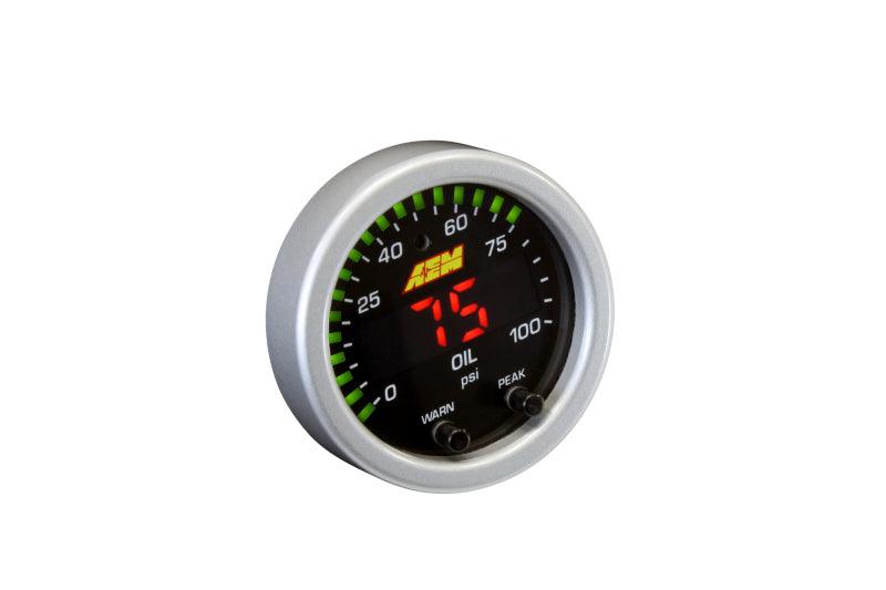 AEM X-Series Pressure 0-100psi Gauge Kit - BOLT Motorsports