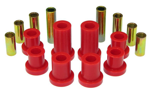 Prothane Prothane 07-14 Chevy Silverado 2/4wd Upper/Lower Front Control Arm Bushings - Red - BoltMotorsports