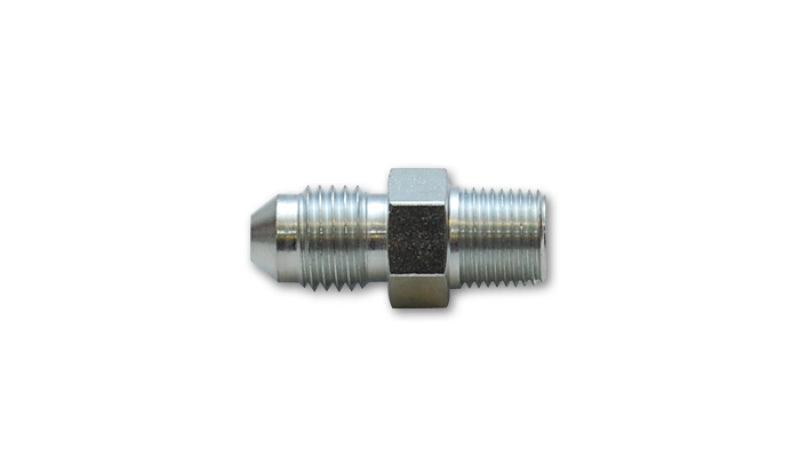 Vibrant -4AN to 1/8in NPT Straight Adapter Fitting - Steel - BOLT Motorsports