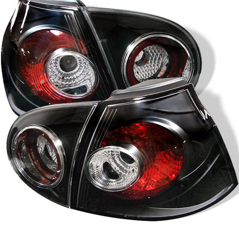 Spyder Volkswagen Golf V 06-09 Euro Style Tail Lights Black ALT-YD-VG03-BK - BOLT Motorsports