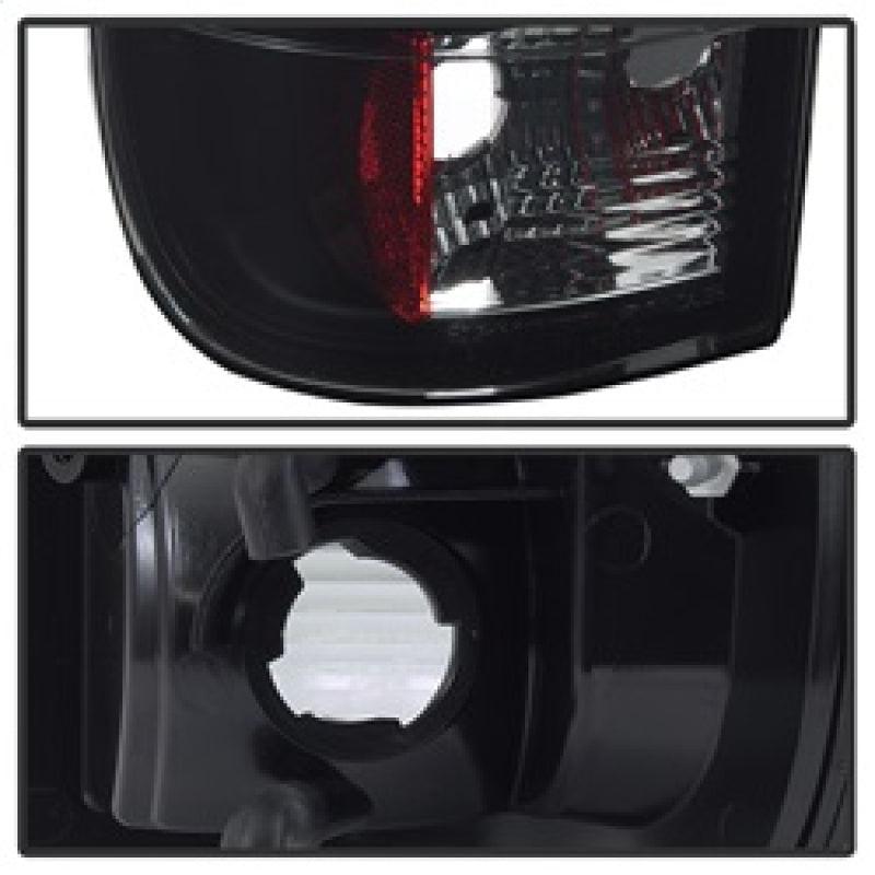 Spyder 97-03 Ford F150 Stylsd. F250 V3 Lght Bar LED Tail Lights - Blk Smk ALT-YD-FF15097V3-LBLED-BSM - BOLT Motorsports