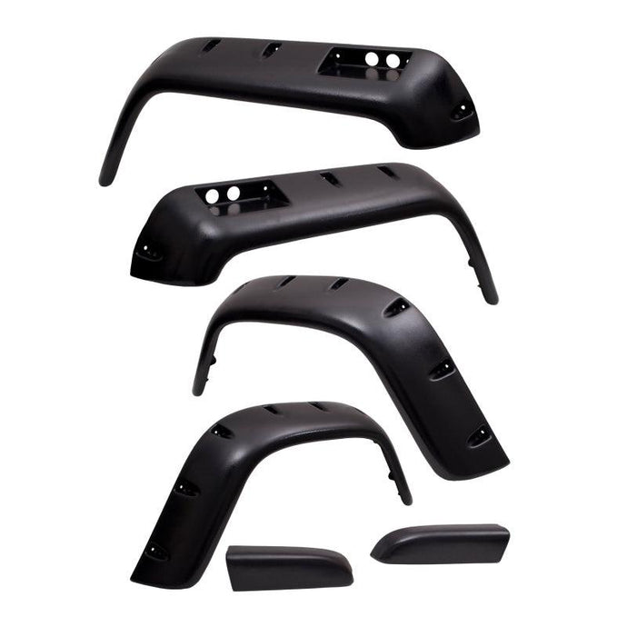 Rugged Ridge Rugged Ridge All Terrain Fender Flare Kit 87-95 Jeep Wrangler YJ - BoltMotorsports