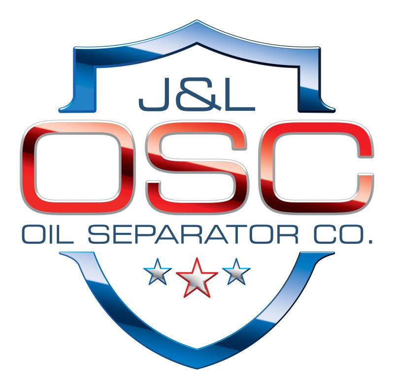 J&amp;L 19-24 Chevrolet Silverado/GMC Sierra 1500 5.3L V8 Driver Side Oil Separator 3.0 - Black Anod - BOLT Motorsports