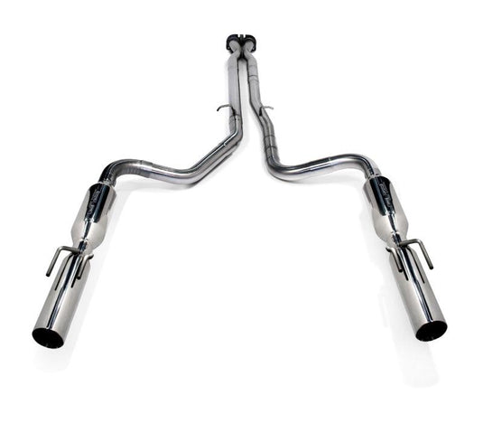 SLP SLP 2005-2006 Pontiac GTO LS2 LoudMouth II Cat-Back Exhaust System w/ PowerFlo X-Pipe - BoltMotorsports