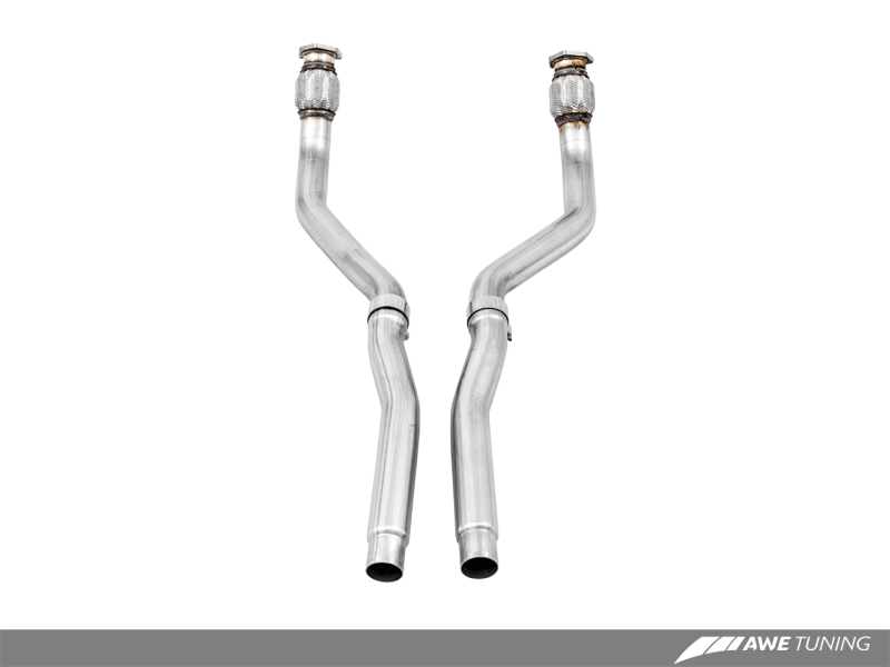 AWE Tuning Audi B8 3.0T Non-Resonated Downpipes for S4 / S5 - BOLT Motorsports