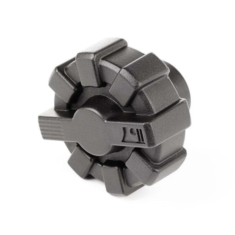 Rugged Ridge 01-19 Jeep Wrangler TJ/LJ/JK/JL Black Elite Aluminum Fuel Cap - BOLT Motorsports