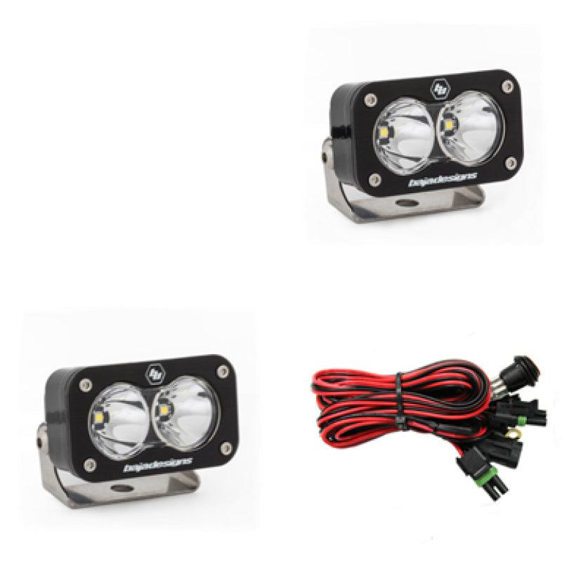Baja Designs S2 Pro Series LED Light Pods Spot Pattern - Pair - BOLT Motorsports
