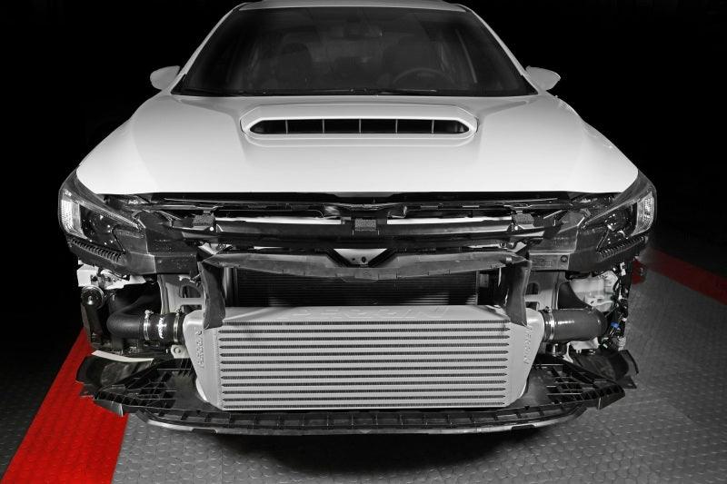 Perrin Performance Perrin 22-23 Subaru WRX Front Mount Intercooler Kit (Black Tubes & Silver Core) - BoltMotorsports