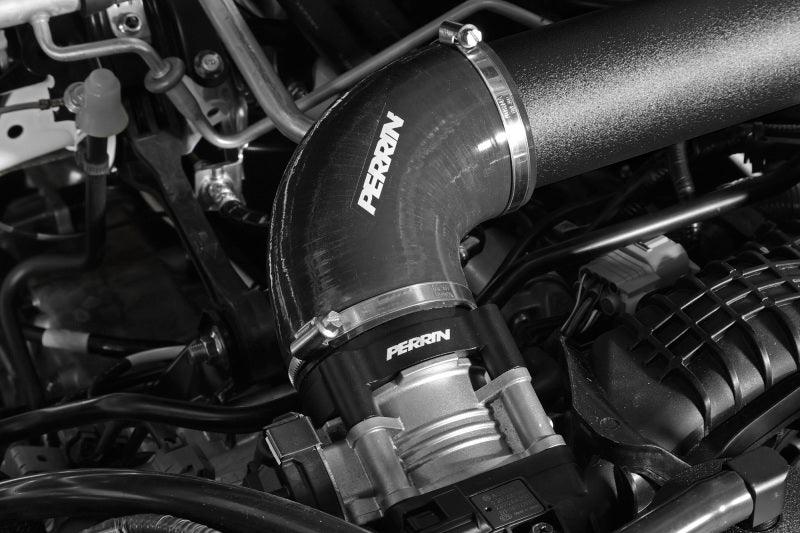 Perrin Performance Perrin 22-23 Subaru WRX Front Mount Intercooler Kit (Black Tubes & Silver Core) - BoltMotorsports
