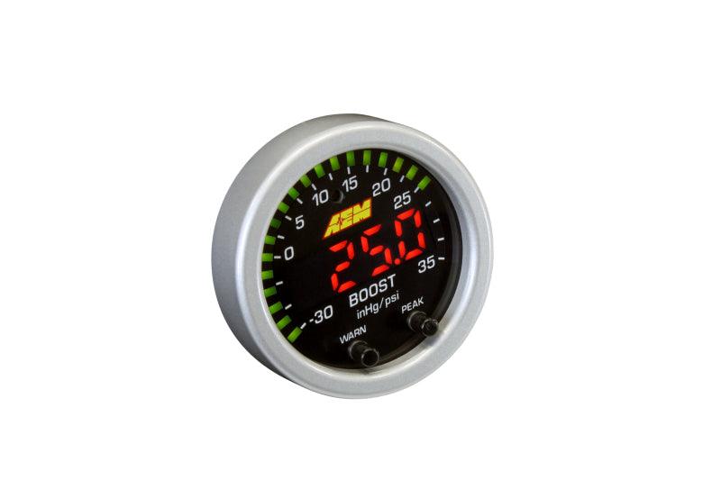 AEM X-Series Boost Pressure -30inHg 35psi Gauge - BOLT Motorsports