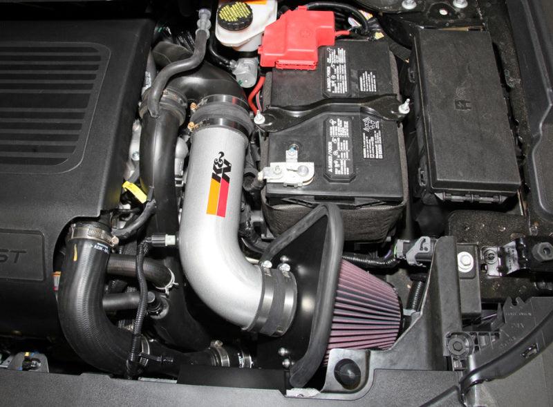 K&N Engineering K&N 11 Ford Taurus SHO 3.5L V6 Silver Typhoon Cold Air Intake - BoltMotorsports