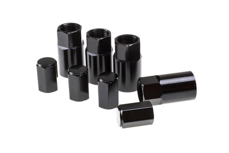 Wheel Mate Aluminum TPMS Valve Stem Cover - Black Anodize - BOLT Motorsports