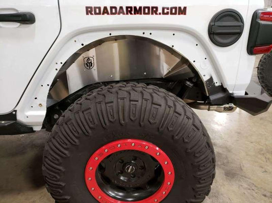 Road Armor Road Armor 18-20 Jeep Wrangler JL Stealth Rear Fender Liner Body Armor - Raw - BoltMotorsports