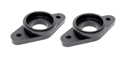 Torque Solution Torque Solution Billet Stock to Tial Blowoff Valve Adapter (Black): Nissan GTR R35 ALL - BoltMotorsports