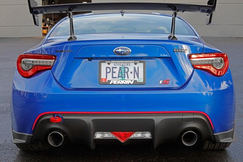 Perrin 13-20 & 2022 Subaru BRZ / 13-16 Scion FRS / 17-20 Toyota 86 Tow Hook Kit (Rear) - Red - BOLT Motorsports