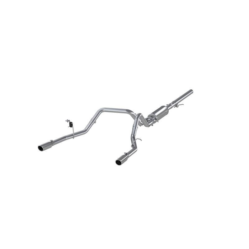 MBRP 14 Chevy/GMC 1500 Silverado/Sierra 4.3L V6/5.3L V8 Dual Split Rear Alum 3in Cat Back Exhaust - BOLT Motorsports