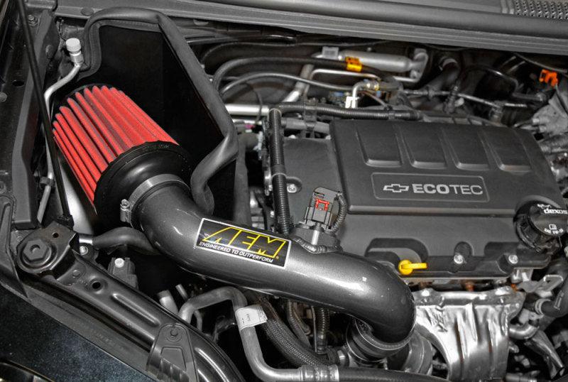 AEM 12-16 Chevrolet Sonic 1.4L L4 Gunmetal Gray Cold Air Intake - BOLT Motorsports