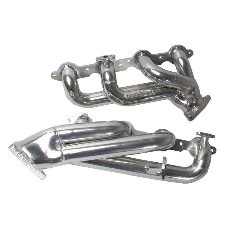 BBK 99-04 GM Truck SUV 4.8 5.3 Shorty Tuned Length Exhaust Headers - 1-3/4 Silver Ceramic - BOLT Motorsports
