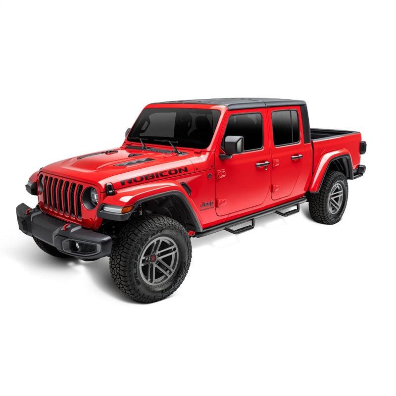 Rugged Ridge Spartan Nerf Bar Black 2020 Jeep Gladiator JT - BOLT Motorsports
