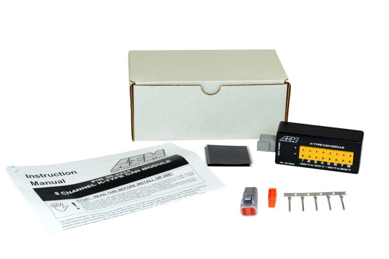 AEM 8 Channel K-Type Thermocouple EGT CAN Module - BOLT Motorsports