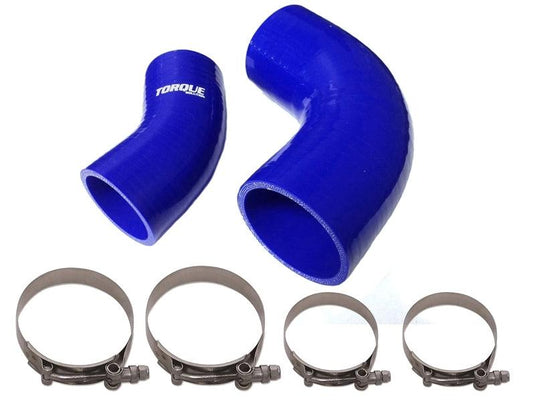 Torque Solution Torque Solution IC Boost Tubes (Blue): Mazdaspeed 3 2007-2013 - BoltMotorsports