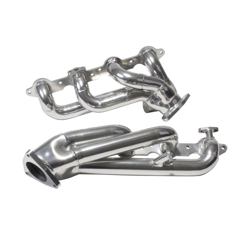 BBK 99-04 GM Truck SUV 4.8 5.3 Shorty Tuned Length Exhaust Headers - 1-3/4 Silver Ceramic - BOLT Motorsports