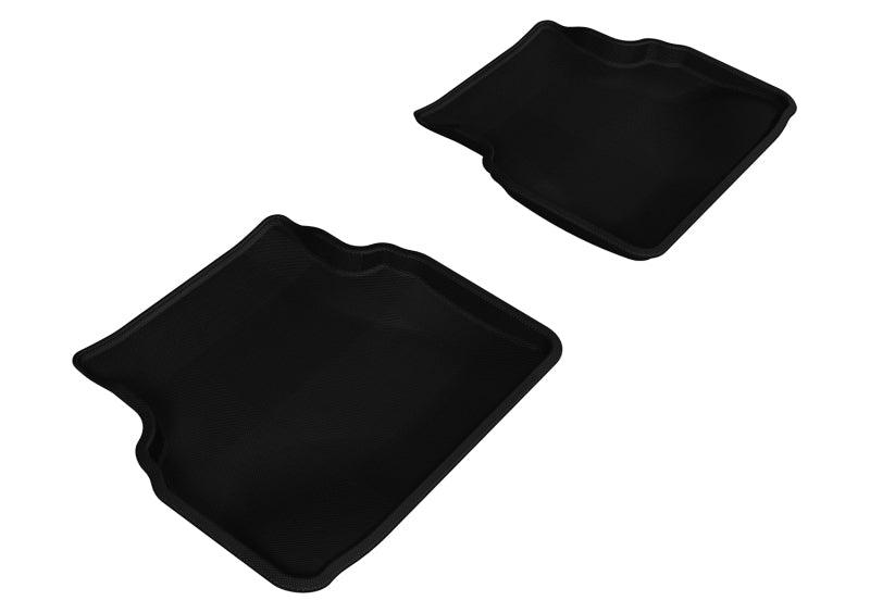 3D MAXpider 2002-2007 Subaru Impreza Kagu 2nd Row Floormats - Black - BOLT Motorsports