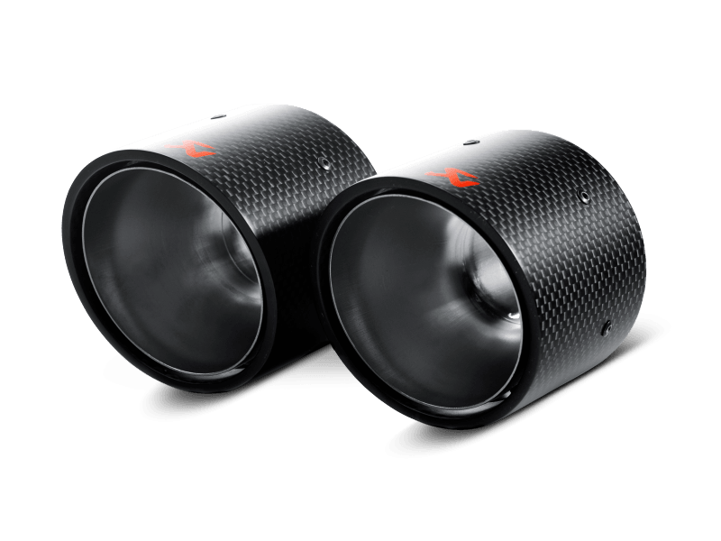 Akrapovic 07-14 MINI Cooper S (R56) / Cooper S Cabrio (R57) Tail Pipe Set (Carbon) on BOLTMotorsports