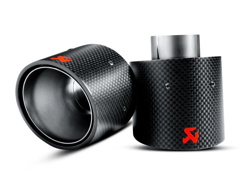 Akrapovic 07-14 MINI Cooper S (R56) / Cooper S Cabrio (R57) Tail Pipe Set (Carbon) on BOLTMotorsports