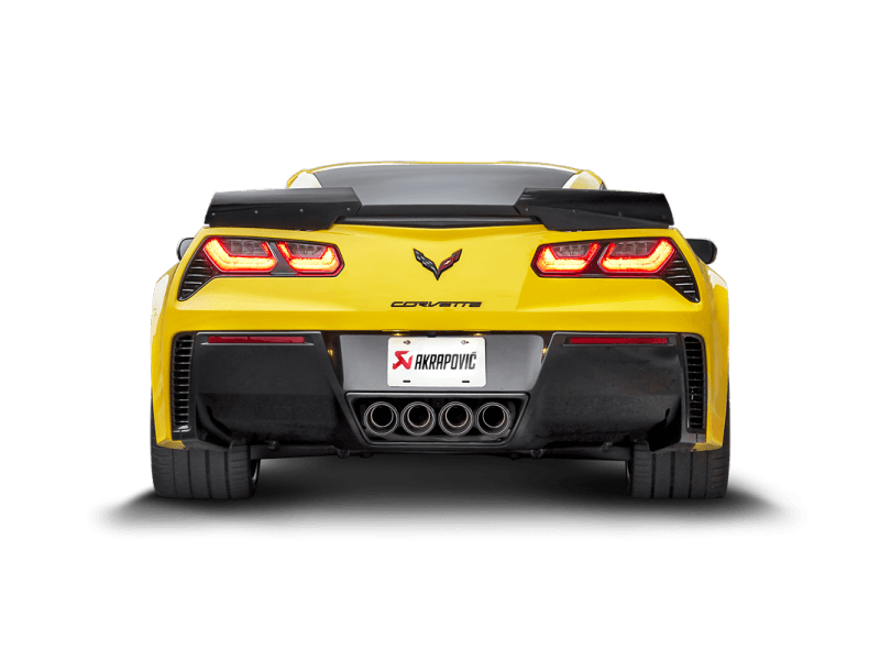 Akrapovic 14-17 Chevrolet Corvette Z06 (C7) Slip-On Line (Titanium) w/ Carbon Tips on BOLTMotorsports