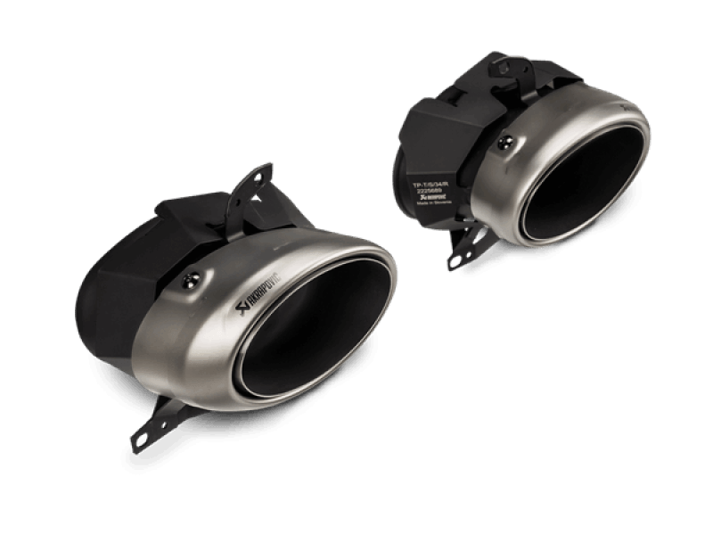 Akrapovic 20-21 Porsche 911 Turbo/Turbo S (992) Tail Pipe Set (Titanium)  on BOLTMotorsports