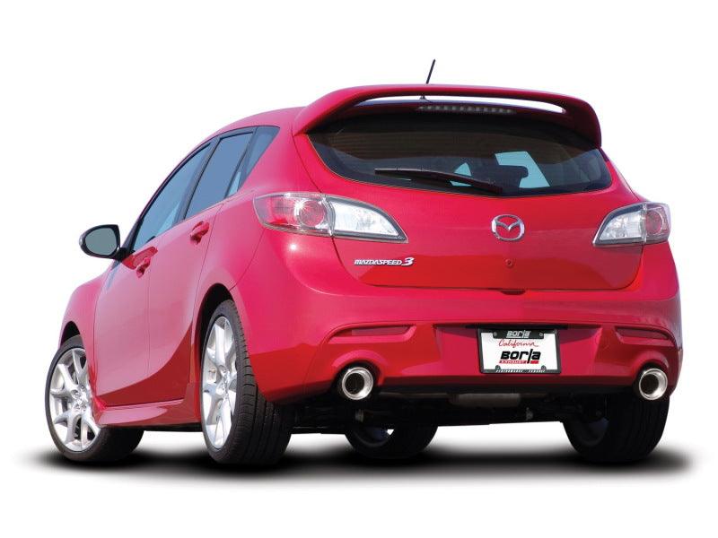 Borla - 10-13 Mazda 3/Mazdaspeed 3 2.5L/2.3L Turbo FEW MT Hatchback SS Exhaust (rear section only) on BOLTMotorsports