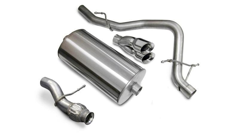 CORSA Performance - 09-11 Chevrolet Tahoe 5.3L V8 Polished Sport Cat-Back Exhaust on BOLTMotorsports