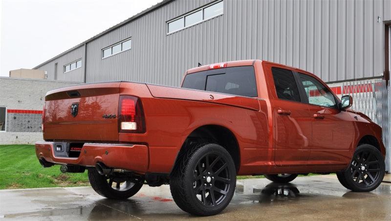 CORSA Performance - 09-14 Dodge Ram 1500 4.7L/5.7L V8 Quad/Crew Cab/Short Bed Black Dual Rear Exit Cat-Back Exhaust on BOLTMotorsports